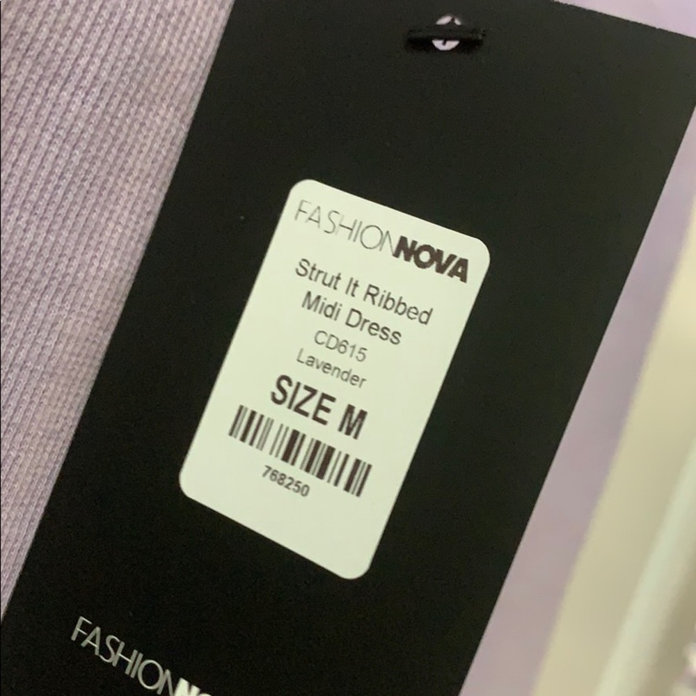 BRAND NEW Fashionova Strut It Ribbed Midi Dress - Picture 6 of 6